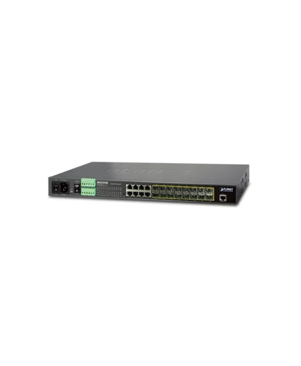 Planet MGSW-24160F Managed L2 PoE+ Switch με 8 Θύρες Gigabit (1Gbps) Ethernet και 16 SFP Θύρες