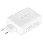 Kruger & Matz Φορτιστής Χωρίς Καλώδιο GaN με Θύρα USB-A και 3 Θύρες USB-C 140W Power Delivery / Quick Charge 3.0 Λευκός (KM0859) - Image 3
