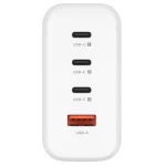 Kruger & Matz Φορτιστής Χωρίς Καλώδιο GaN με Θύρα USB-A και 3 Θύρες USB-C 140W Power Delivery / Quick Charge 3.0 Λευκός (KM0859) - Image 4