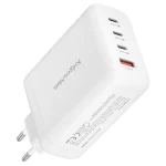 Kruger & Matz Φορτιστής Χωρίς Καλώδιο GaN με Θύρα USB-A και 3 Θύρες USB-C 140W Power Delivery / Quick Charge 3.0 Λευκός (KM0859) - Image 5