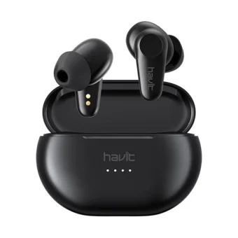 Havit TW915E In-ear Bluetooth Handsfree Ακουστικά με Θήκη Φόρτισης Μαύρα TW915Eblack