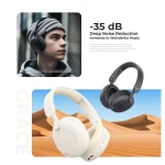 Havit H655BT Ασύρματα / Ενσύρματα On Ear Ακουστικά με 76 ώρες Λειτουργίας Μπεζ H655BT beige - Image 3