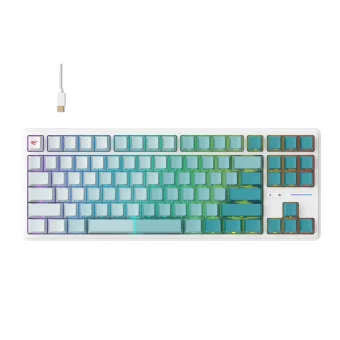 Havit KB901L Gaming Μηχανικό Πληκτρολόγιο με RGB φωτισμό (Αγγλικό US) Λευκό KB901Lwg