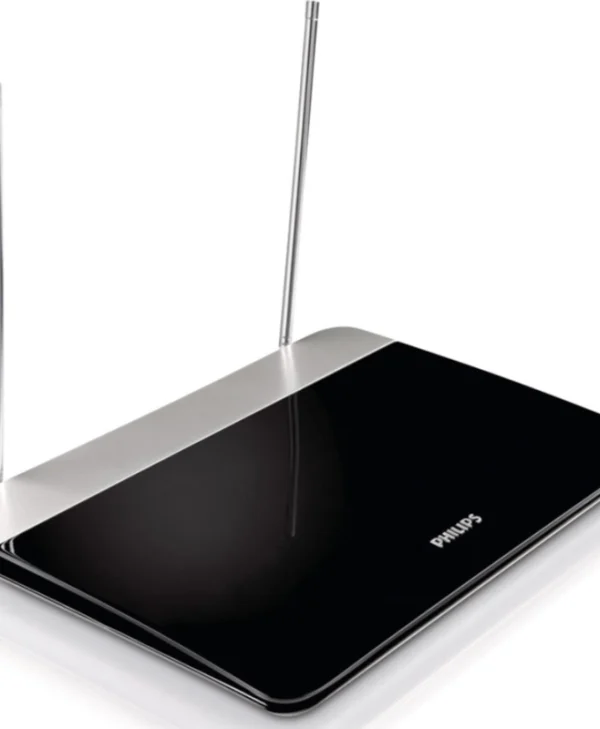 Philips SDV6227 Εσωτερική Κεραία Τηλεόρασης (απαιτεί τροφοδοσία) σε Μαύρο Χρώμα Σύνδεση με Ομοαξονικό (Coaxial) Καλώδιο SDV6227/12