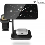 Zens Office Charger Pro 3 Qi2 25w Wireless Charger Up To Three Devices Compatible Magsafe A641-01X - Image 3