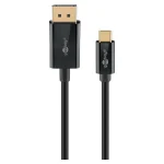 Goobay USB 3.1 Cable USB-C male - DisplayPort Μαύρο 1m 75704