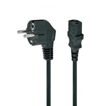 Cablexpert Cord Schuko - IEC C13 Cable 1m Μαύρο PC-186-1M