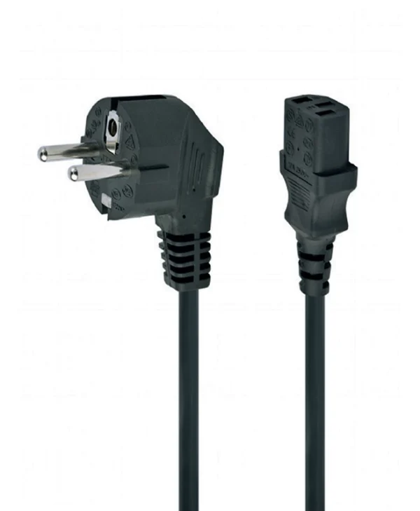 Cablexpert Cord Schuko - IEC C13 Cable 1m Μαύρο PC-186-1M