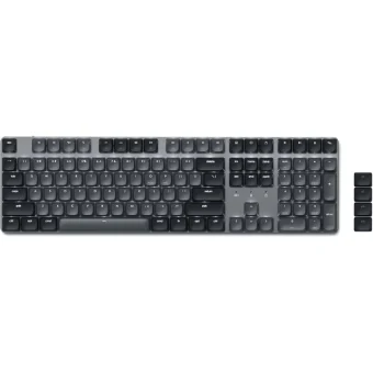 Satechi Slim SM3 Ασύρματο Gaming Μηχανικό Πληκτρολόγιο με Φωτιζόμενα πλήκτρα (Αγγλικό US) Γκρι ST-KSM3DK-EN
