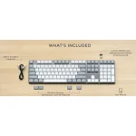 Satechi Slim SM3 Ασύρματο Gaming Μηχανικό Πληκτρολόγιο με Φωτιζόμενα πλήκτρα (Αγγλικό US) Γκρι ST-KSM3DK-EN - Image 11