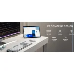 Satechi Slim SM3 Ασύρματο Gaming Μηχανικό Πληκτρολόγιο με Φωτιζόμενα πλήκτρα (Αγγλικό US) Γκρι ST-KSM3DK-EN - Image 12