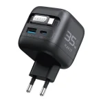 Havit Φορτιστής Χωρίς Καλώδιο GaN με Θύρα USB-A και Θύρα USB-C 35W Power Delivery Μαύρος (UC250) UC250 A-EU - Image 2