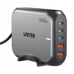 Unitek Φορτιστής Χωρίς Καλώδιο με Θύρα USB-A και 2 Θύρες USB-C 188W Power Delivery Μαύρος (P1234AGY01-EU) - Image 2