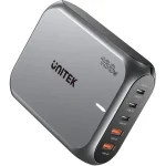 Unitek Φορτιστής Χωρίς Καλώδιο με Θύρα USB-A και 2 Θύρες USB-C 188W Power Delivery Μαύρος (P1234AGY01-EU) - Image 4