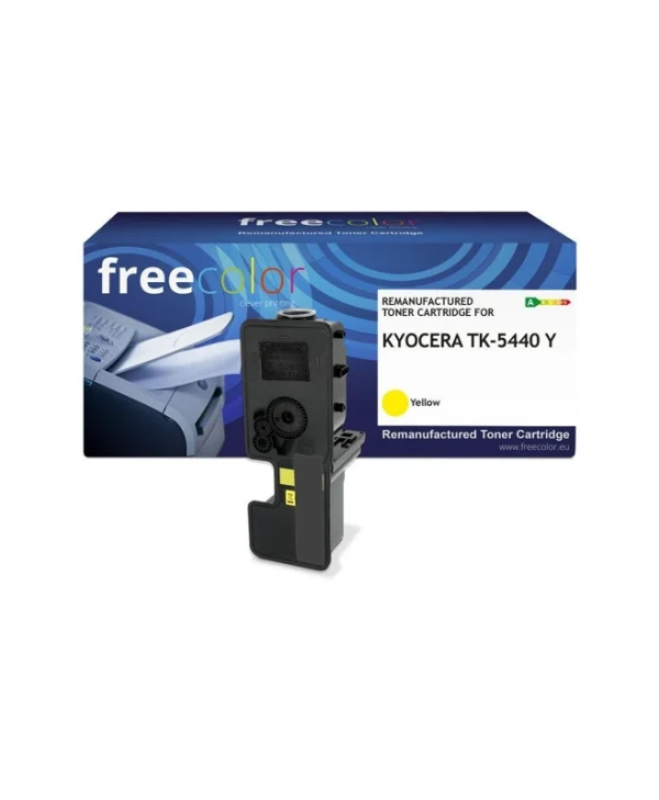 Freecolor Συμβατό Toner για Laser Εκτυπωτή Kyocera Kyocera Tk-5440k 2400 Σελίδων Κίτρινο με Chip K16582F7