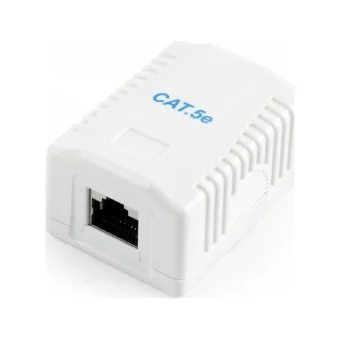 Cablexpert CAT5E FTP Single Port Surface Mount Box NCAC-1F5E-01