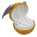 Lazerbuilt Snitch In-ear Bluetooth Handsfree Ακουστικά με Θήκη Φόρτισης Λευκά TWSHP-SNITCH