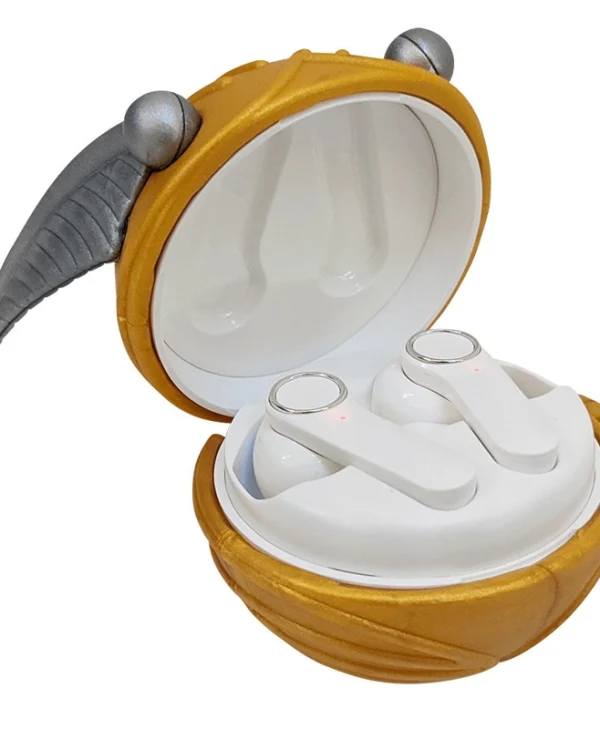 Lazerbuilt Snitch In-ear Bluetooth Handsfree Ακουστικά με Θήκη Φόρτισης Λευκά TWSHP-SNITCH