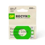 Genius Pack Επαναφορτιζόμενες Μπαταρίες AAA Ni-MH 600mAh 1.2V 2τμχ 20655