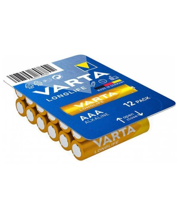 Varta LongLife Αλκαλικές Μπαταρίες AAA 1.5V 12τμχ 21355
