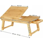 Songmics Τραπεζάκι για Laptop Καφέ (LLD01N) - Image 3