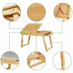Songmics Τραπεζάκι για Laptop Καφέ (LLD01N) - Image 5
