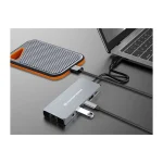 Conceptronic USB-C Docking Station με HDMI 4K PD Ethernet Γκρι (DONN22G) - Image 2