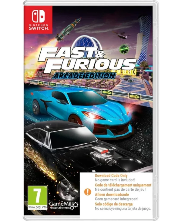 Fast & Furious Arcade Edition (Code In A Box) Switch Game