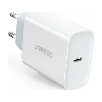 Ugreen Φορτιστής Χωρίς Καλώδιο με Θύρα USB-C Power Delivery Λευκός (CD127) 70161B