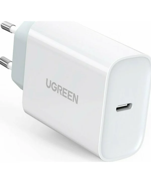 Ugreen Φορτιστής Χωρίς Καλώδιο με Θύρα USB-C Power Delivery Λευκός (CD127) 70161B