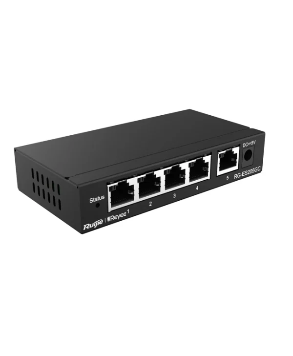 Ruijie RG-ES205GC v1 Unmanaged L2 Switch με 5 Θύρες Gigabit (1Gbps) Ethernet