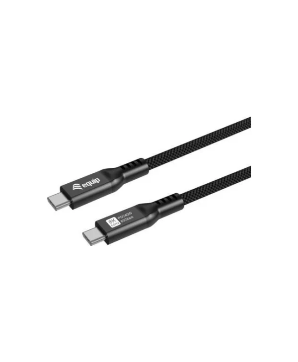 Equip USB 2.0 Cable USB-C male - USB-C 240W PD Μαύρο 1.2m 128441