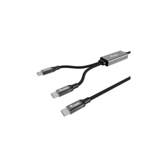 Equip USB 2.0 Cable USB-C male - USB-C 140W PD Μαύρο 1.5m 128895