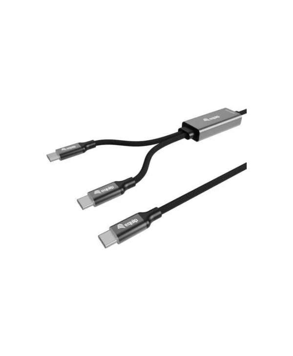 Equip USB 2.0 Cable USB-C male - USB-C 140W PD Μαύρο 1.5m 128895