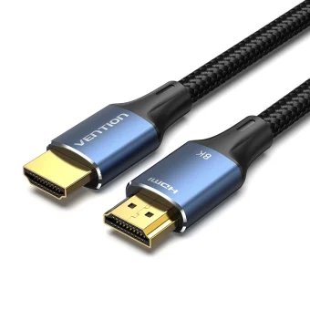 Vention HDMI 2.0 Premium High Speed 4K 60Hz HDR Braided Cable HDMI male - HDMI male 1m Μπλε ALGLF