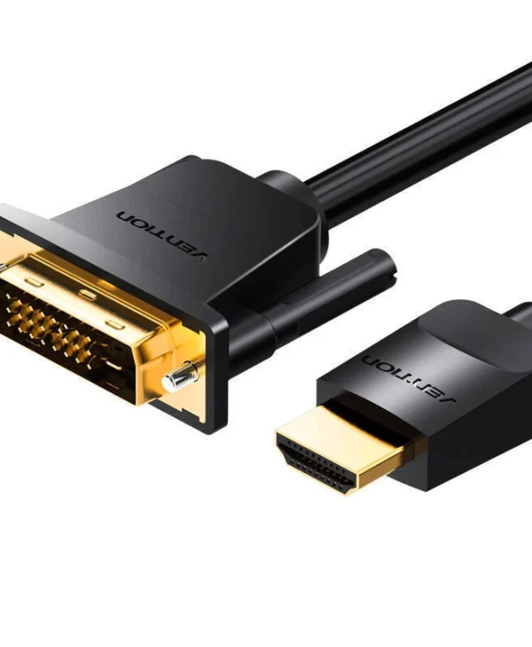 Vention Cable DVI-D male - HDMI male 5m Μαύρο ABFBJ