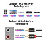 Vention Cable 2x RCA male - 2x RCA male 1m VAB-R06-B100 - Image 4