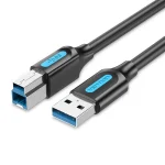 Vention USB 3.0 Cable USB-A male - USB-B male Μαύρο 1m (COOBF) - Image 2