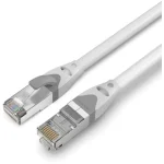 Vention S/FTP Cat.6a (Gigabit) Καλώδιο Δικτύου Ethernet 0.3m Γκρι IBHHAA