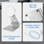 Vention Fghif Βάση Φόρτισης MagSafe σε Λευκό χρώμα FGHIF - Image 9