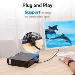 Vention Cable DVI-D male - DisplayPort male 1.5m Μαύρο (HAFBG) - Image 2
