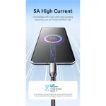 Vention Braided USB 2.0 Cable USB-C male - USB-C 100W PD Μαύρο 2m CTKBH - Image 6