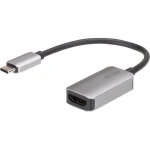 Aten Μετατροπέας USB-C / HDMI male σε HDMI / USB-C female Γκρι 1τμχ UC3008A1-AT