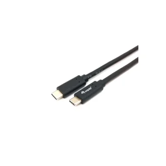 Equip USB 3.2 Cable USB-C male - USB-C 60W PD Μαύρο 0.5m 128348