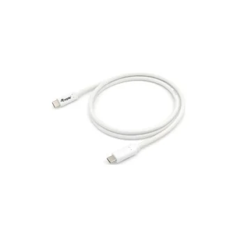 Equip USB 3.2 Cable USB-C male - USB-C 60W PD Λευκό 0.5m 128365