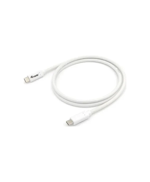 Equip USB 3.2 Cable USB-C male - USB-C 60W PD Λευκό 0.5m 128365