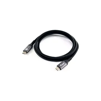 Equip USB 2.0 Cable USB-C male - USB-C 240W PD Μαύρο 0.5m 128380