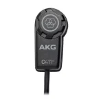 AKG C411 PP Πυκνωτικό Μικρόφωνο XLR Shock Mounted για Studio 030-03-167 - Image 4