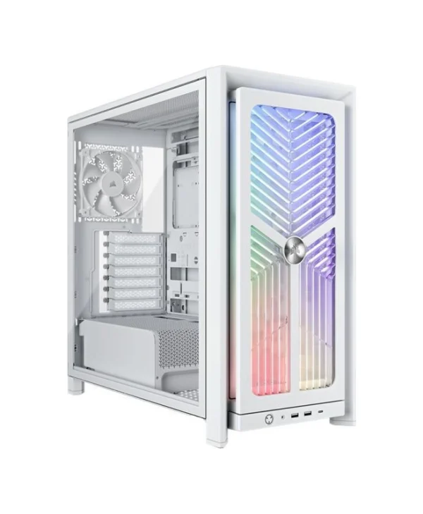 Corsair Frame 4000X RS Gaming Midi Tower Κουτί Υπολογιστή με Πλαϊνό Παράθυρο και ARGB Φωτισμό Λευκό CC-9011303-WW