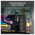 Corsair FRAME 4000D WOOD RS Gaming Midi Tower Κουτί Υπολογιστή με Πλαϊνό Παράθυρο Black/Walnut CC-9011340-WW - Image 5